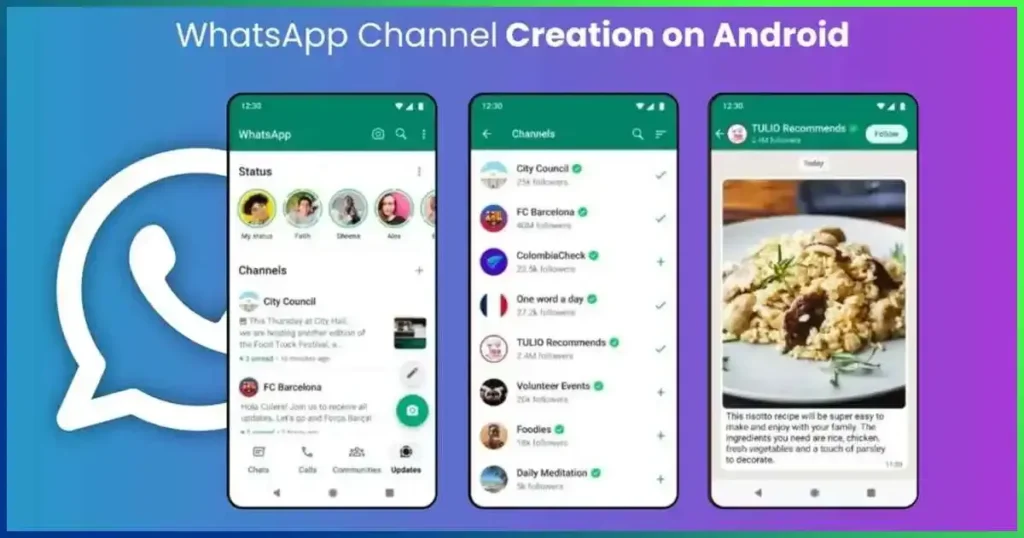 WhatsApp Channel Creation