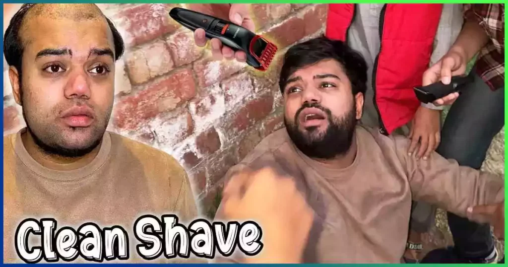 Ducky Bhai clean shave