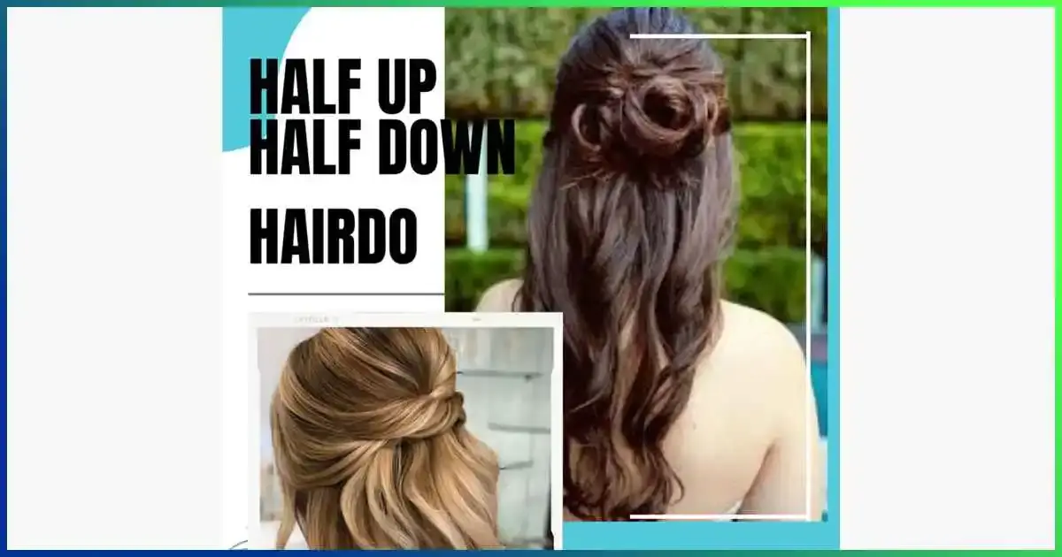 half up and down hair