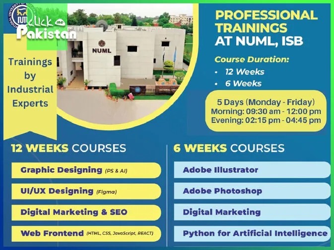 NUML university fee structure