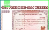 1500 prize bond draw